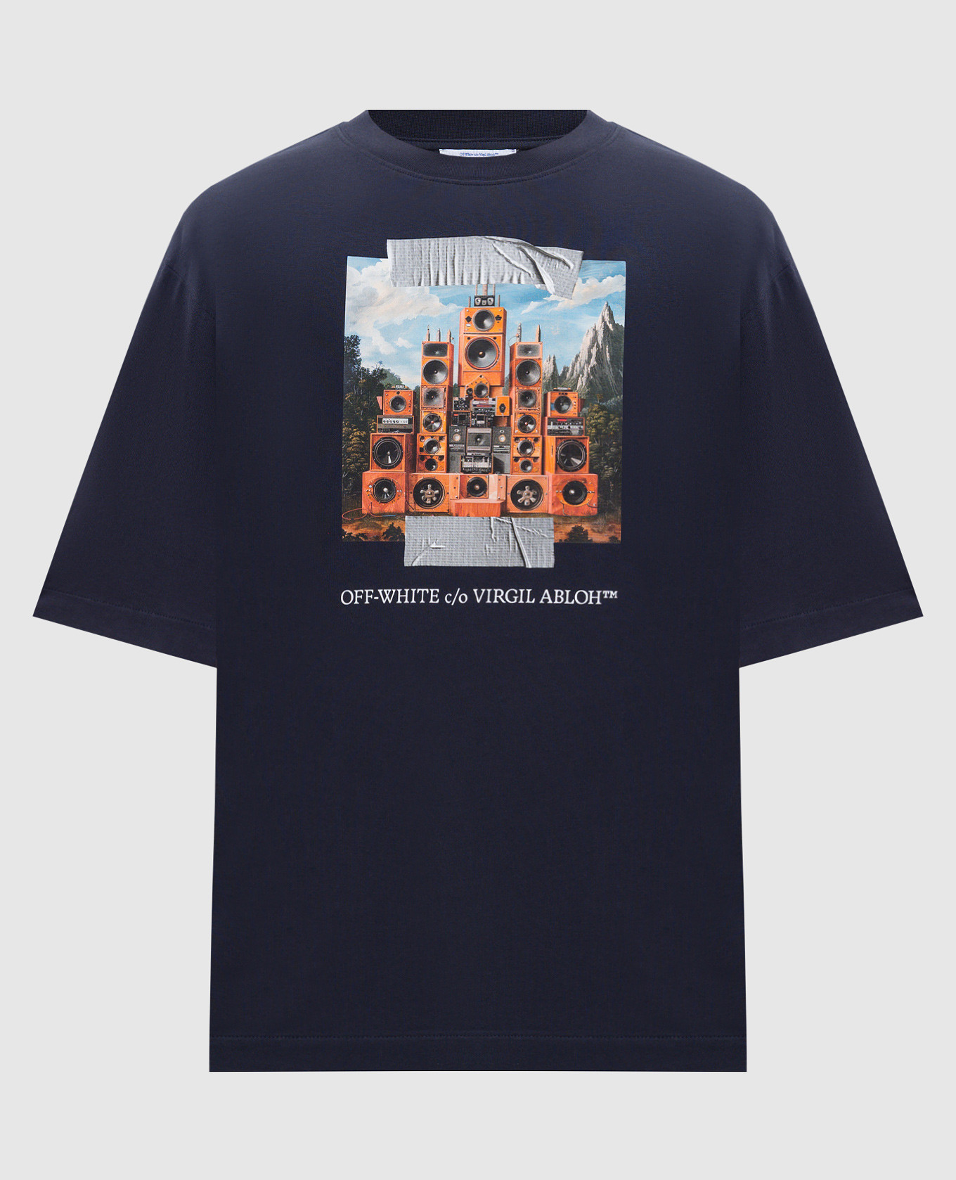 

Blue Train Off t-shirt Off-White, Navy blue