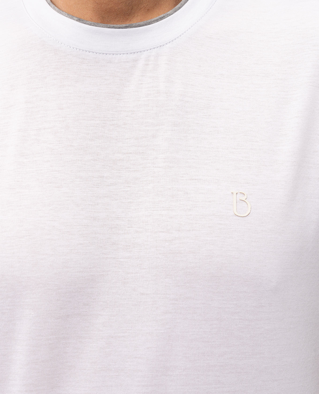 

White layered T-shirt Bilancioni