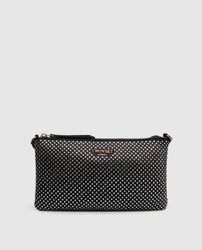 Twinset Black bag with crystals 262TL8051