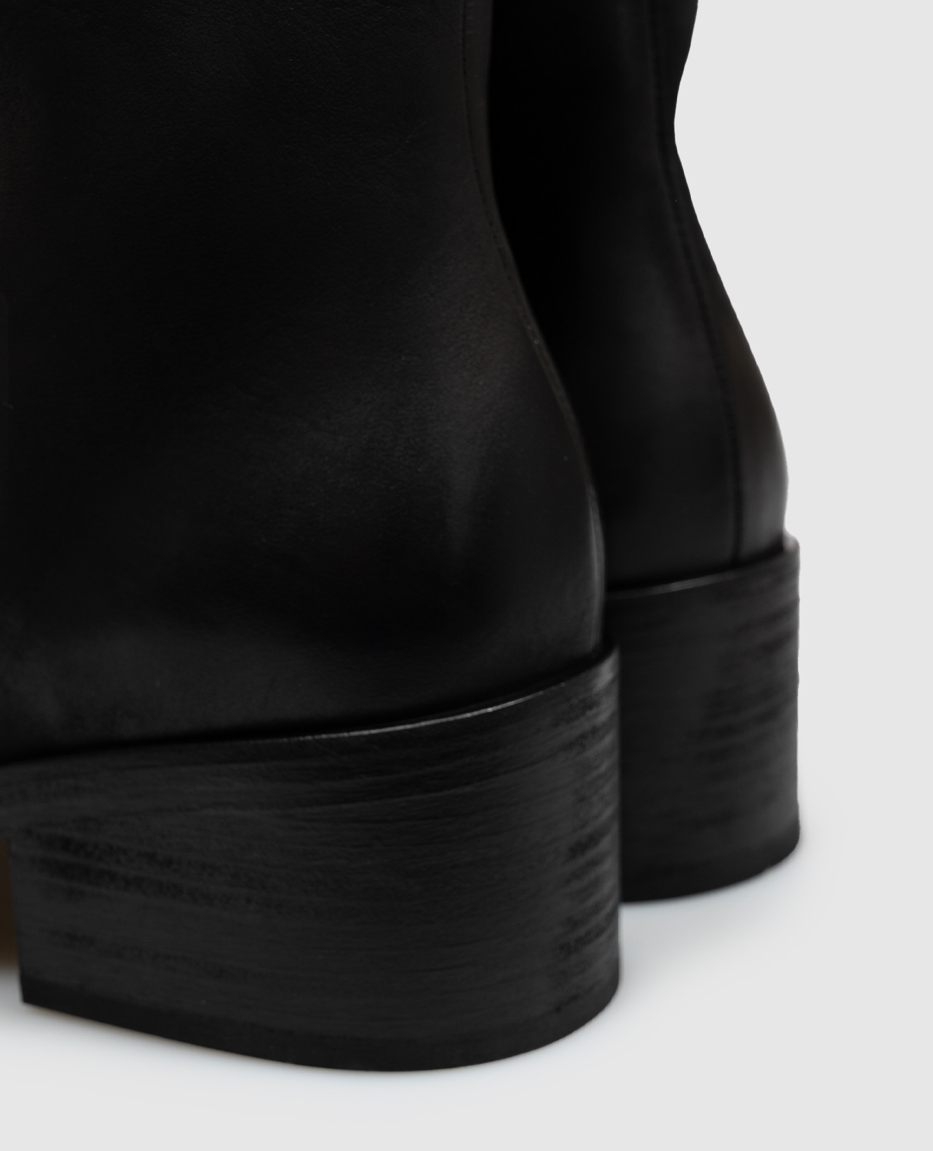 Black leather Olo boots Marsell 5
