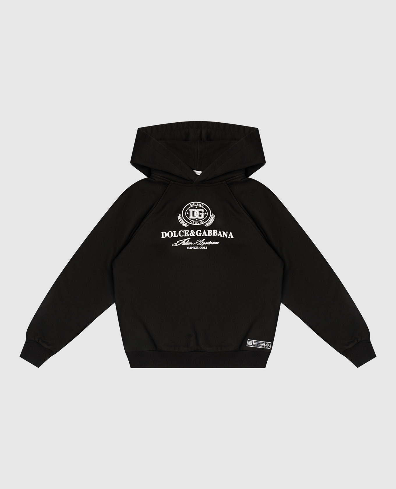 

Children's black hoodie with logo print Dolce&Gabbana