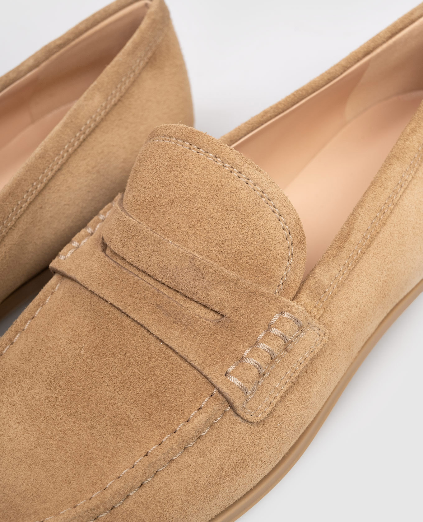 Brown suede loafers Gianvito Rossi 5