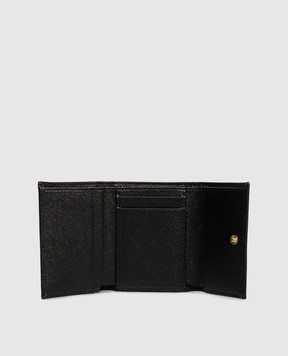 Dolce&Gabbana Black leather wallet with logo BI0770A1001