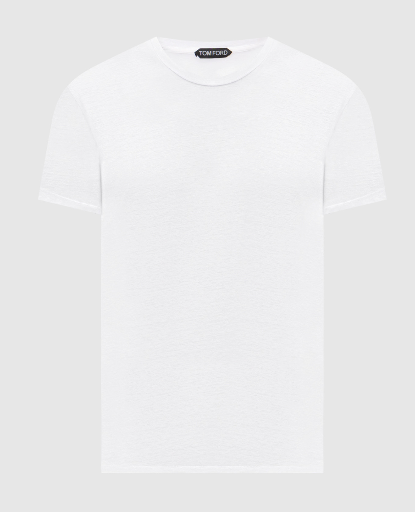 White T-shirt with silk