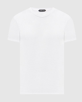 Tom Ford White T-shirt with silk JCS026JMC084