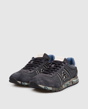 Premiata Gray LUCY combination sneakers LUCY