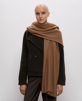 Peserico Brown wool stole S31555C0CC959