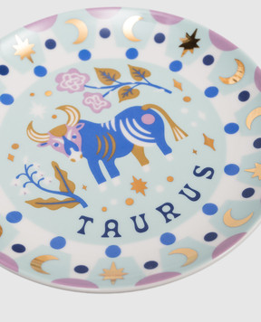 Bitossi Home Taurus blue porcelain snack plate AST00005