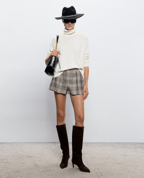Twinset Ivory golf with fringe 262AP3010