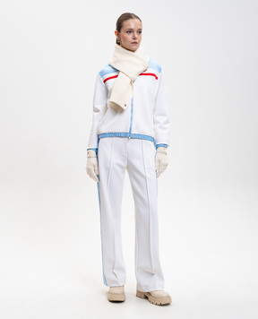 Casablanca White striped sweatpants WAW25JTR28601EXSKI