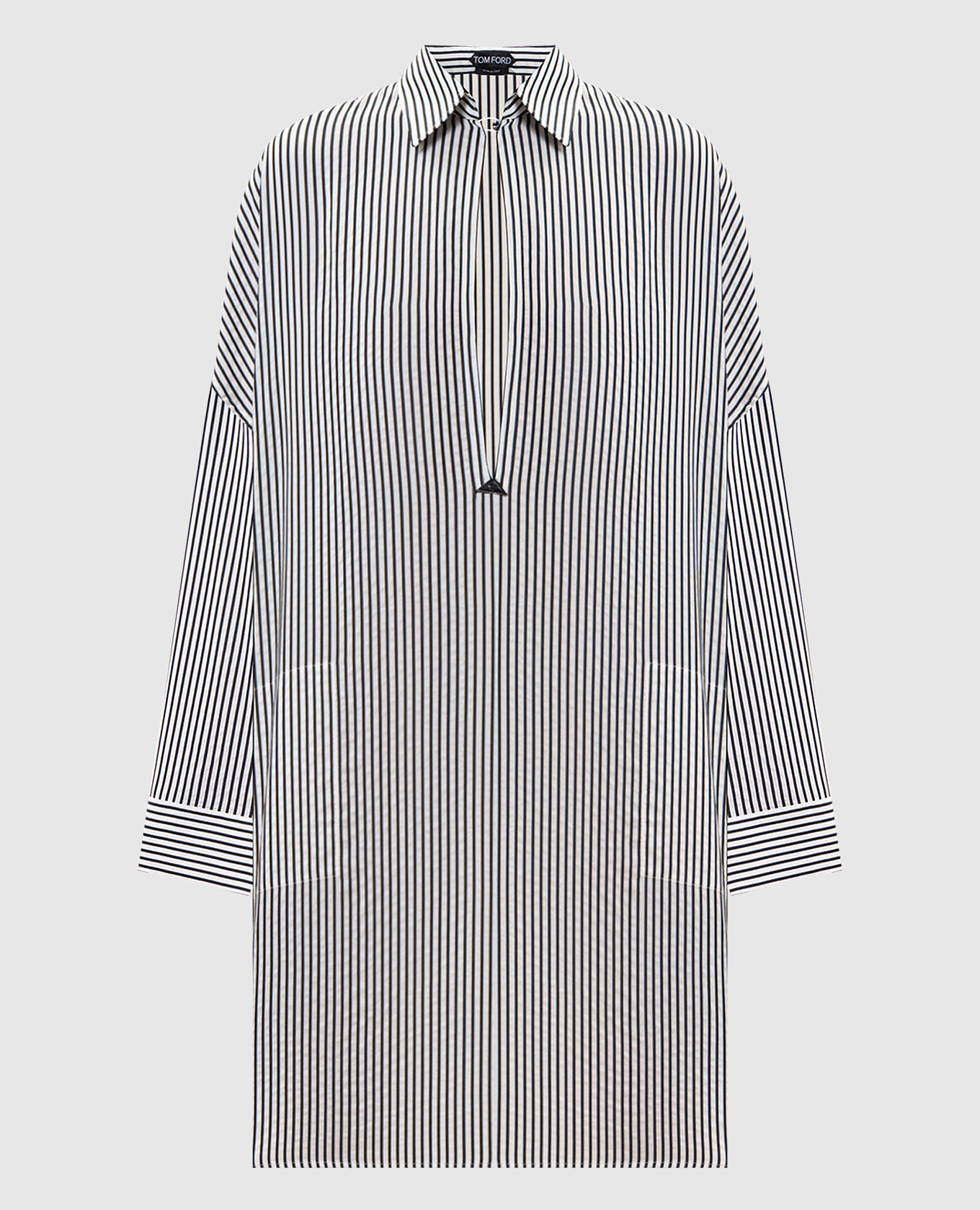 White striped shirt dress Tom Ford