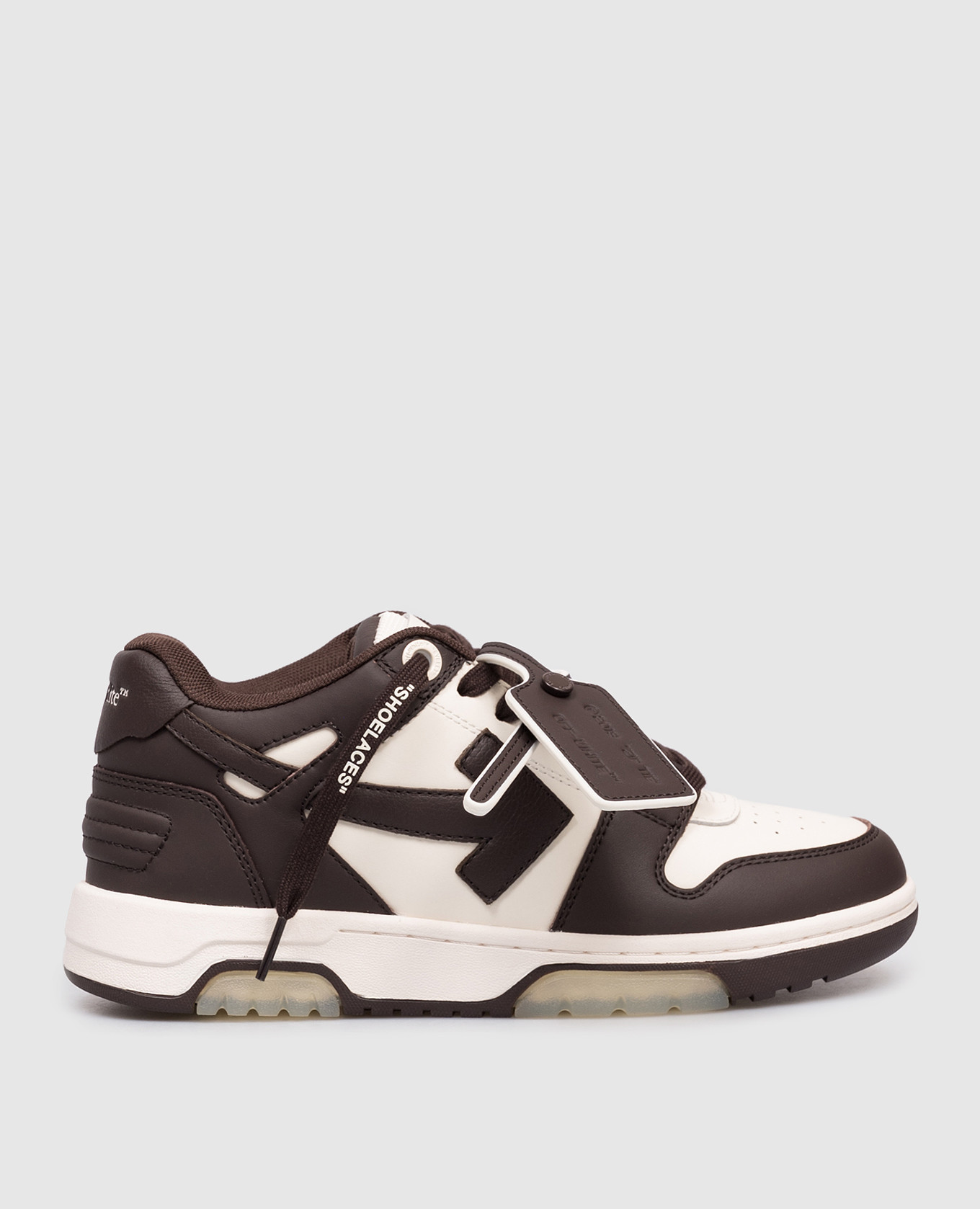 Out Of Office brown leather sneakers