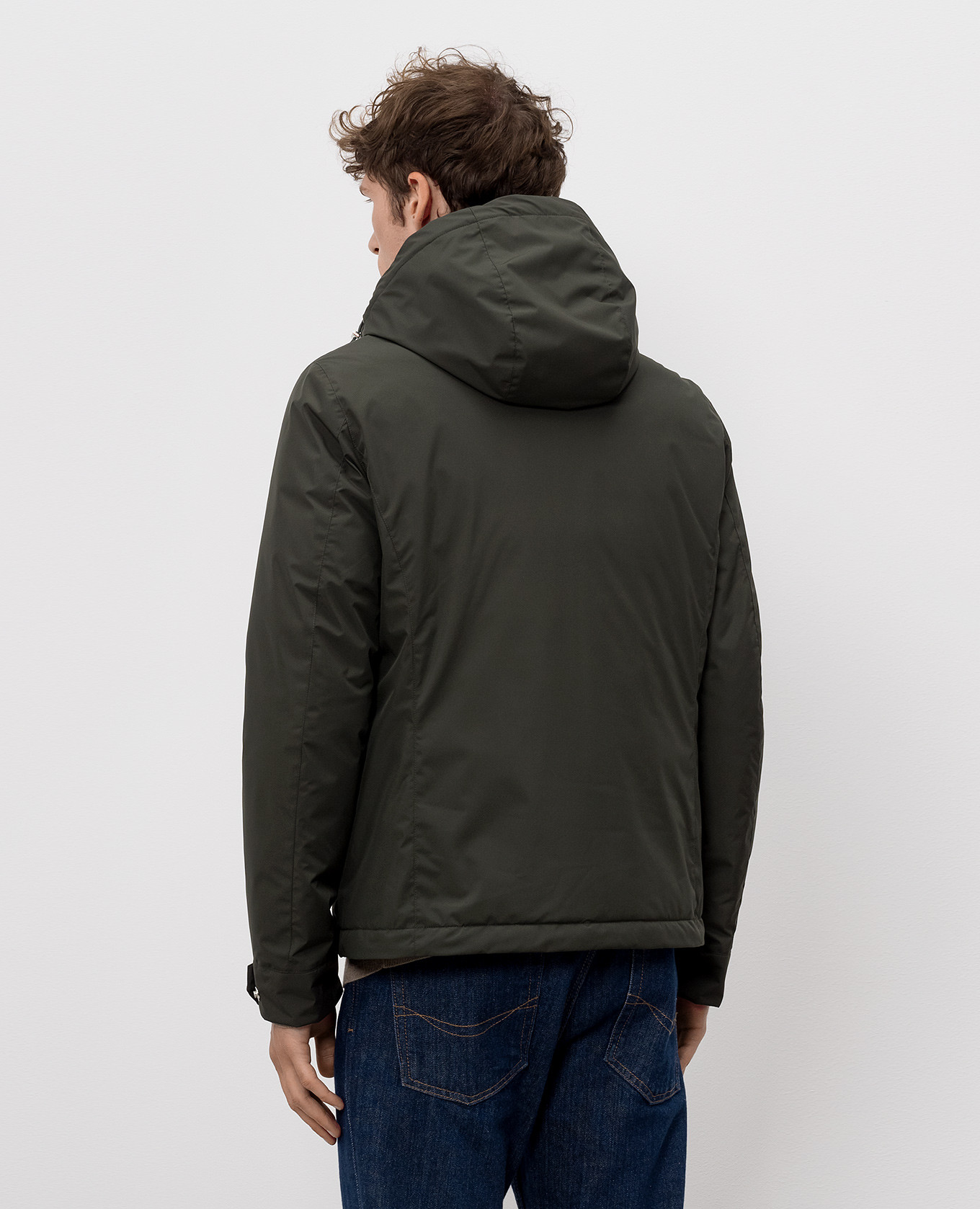 Green down jacket ALBINI MooRER 4