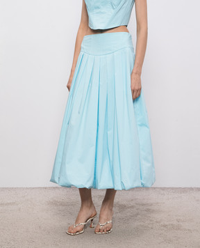 Simkhai Blue Winsor midi skirt 3263020T