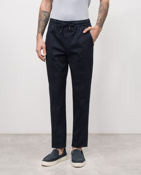 ISAIA Blue pants PNCT16XP871