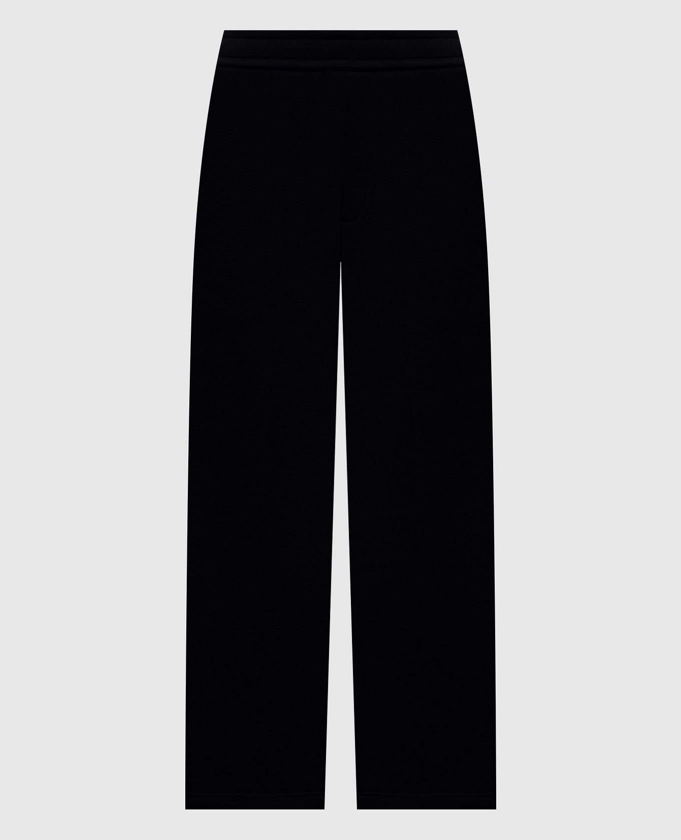 Black insulated track pants