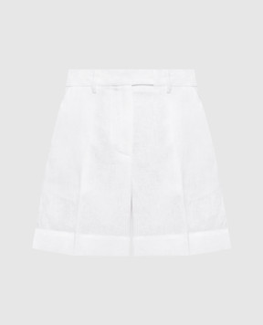 Babe Pay Pls White linen shorts D2600WMENFI