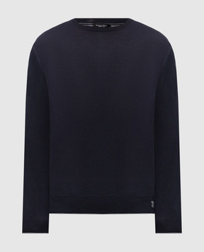 Stefano Ricci Blue wool, silk and cashmere jumper KE08004G01E26374