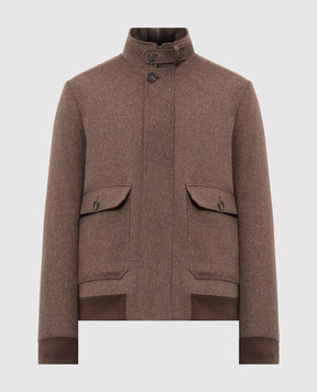 Stefano Ricci Brown cashmere jacket MZJ6300010C172HA