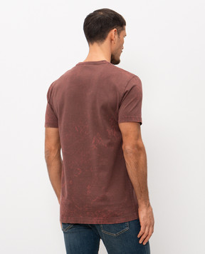 Dolce&Gabbana Brown T-shirt with logo print G8RN8TG7POI