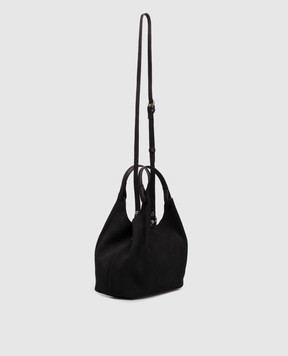Gianni Chiarini Dua black suede tote bag BS9799CMPL