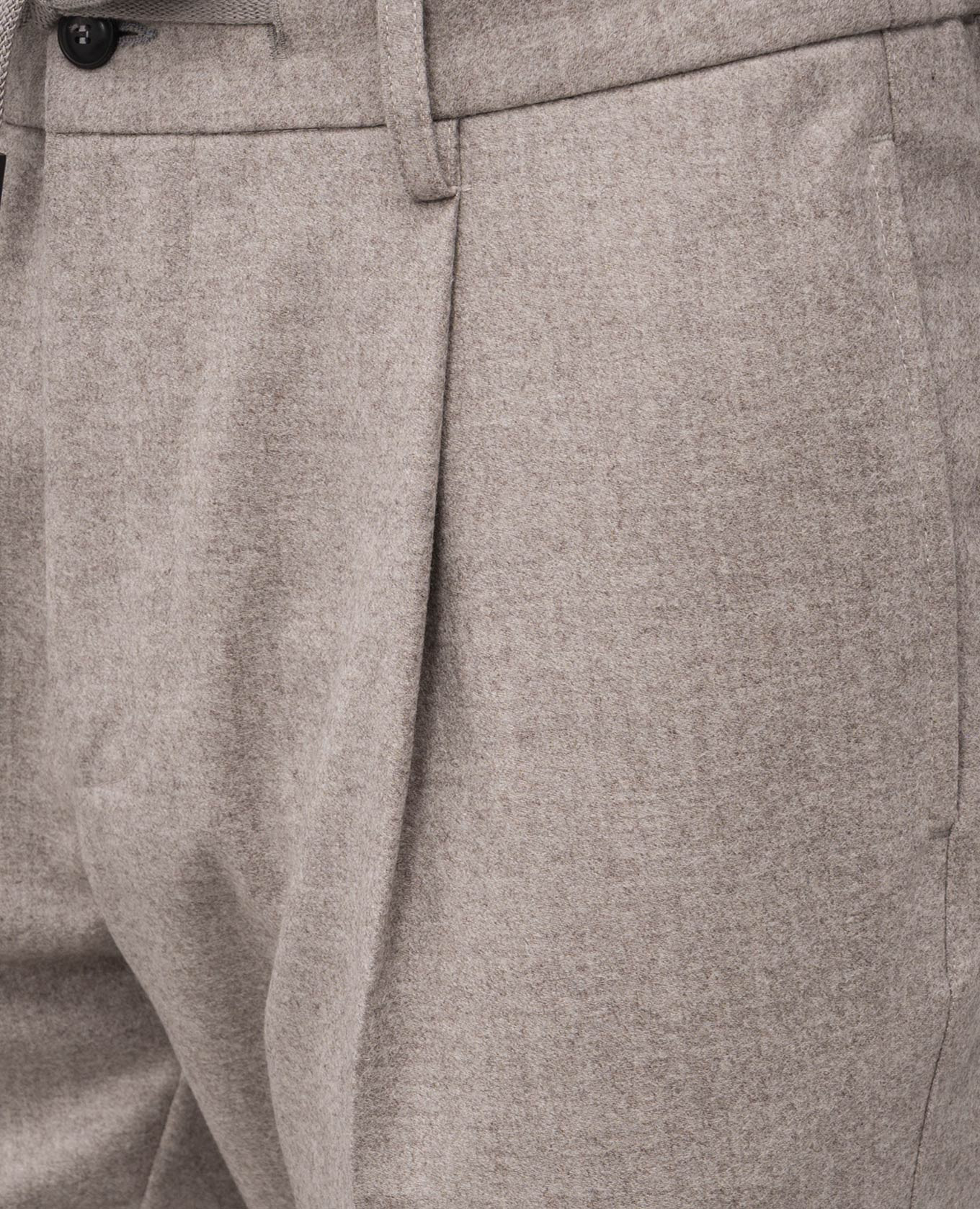 

Beige wool and cashmere pants CAPOBIANCO