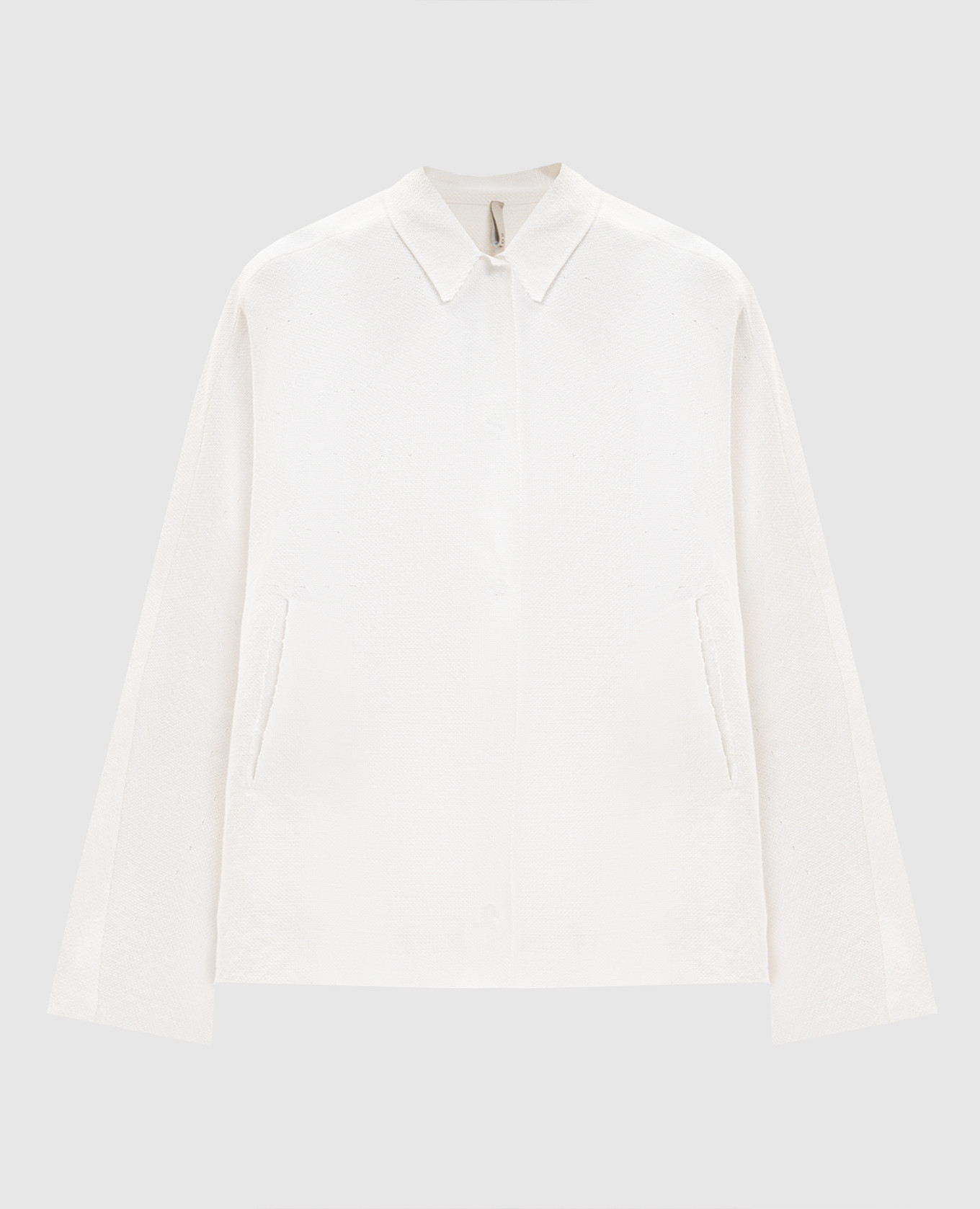 

White jacket with linen BOBOUTIC