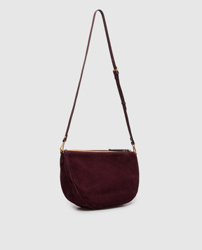 Gianni Chiarini Cleo burgundy suede crossbody bag BS12691CMPL
