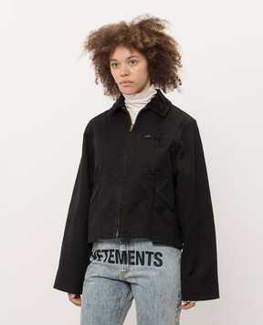 Vetements Black denim jacket MH27JA255B