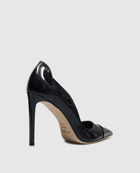 Jimmy Choo Brigitte blue patent leather shoes BRIGITTE100PAT