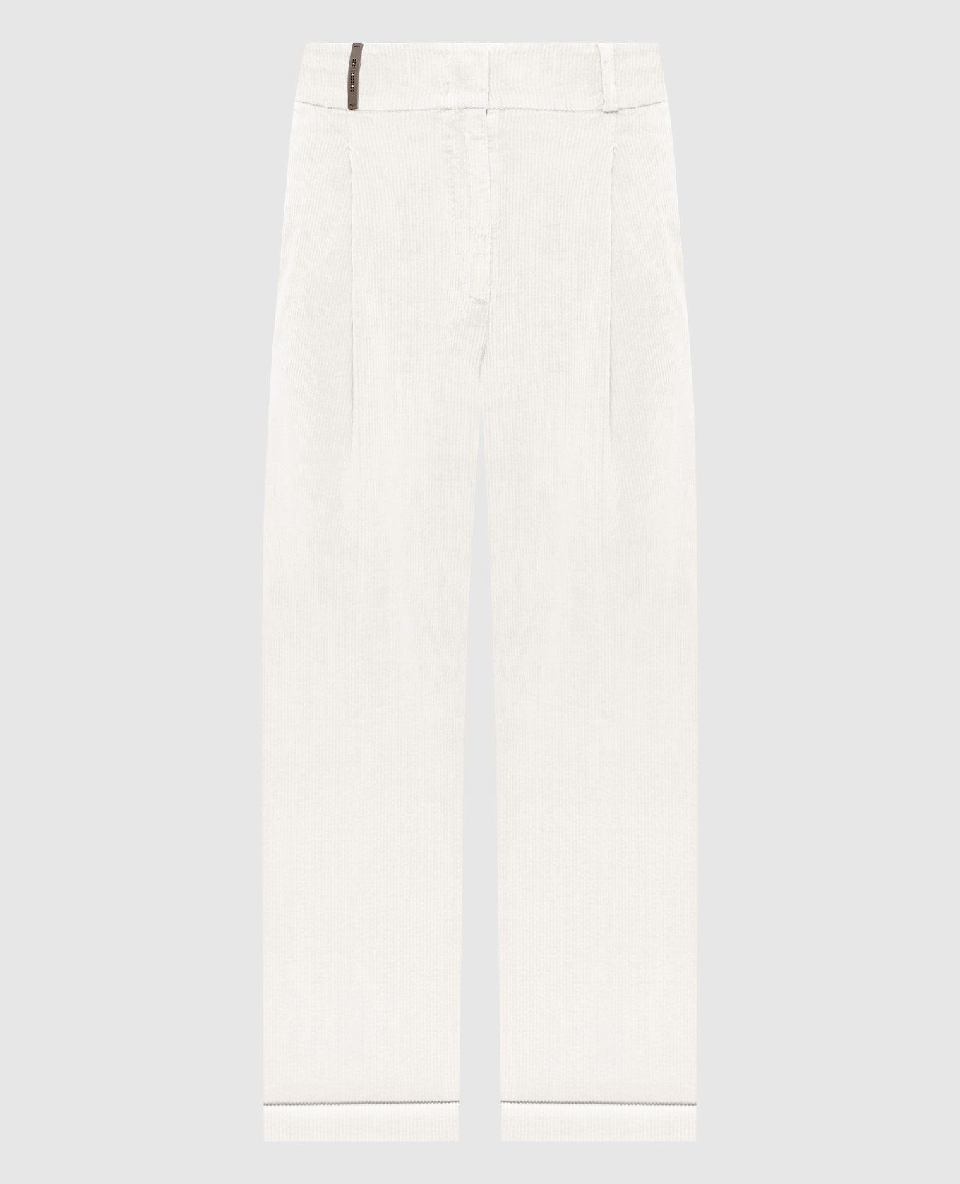 

White corduroy pants Peserico