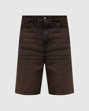 A Cold Wall Cromer brown denim shorts ACWMJS053B