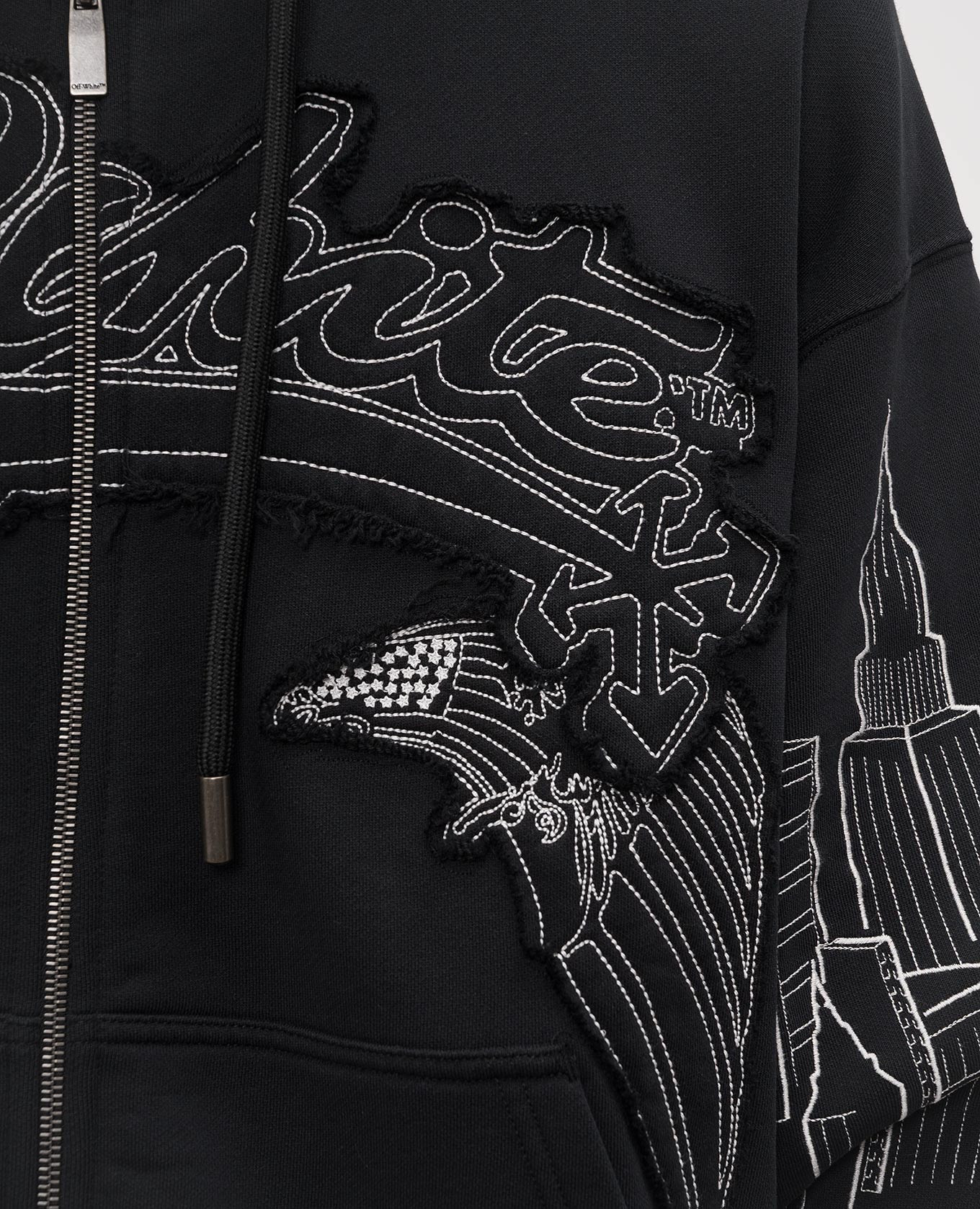 Black Skyline sports jacket Off-White 5