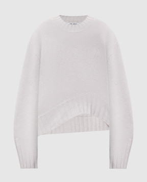 The Attico Gray wool and cashmere sweater 261WCK00126KWS011AA