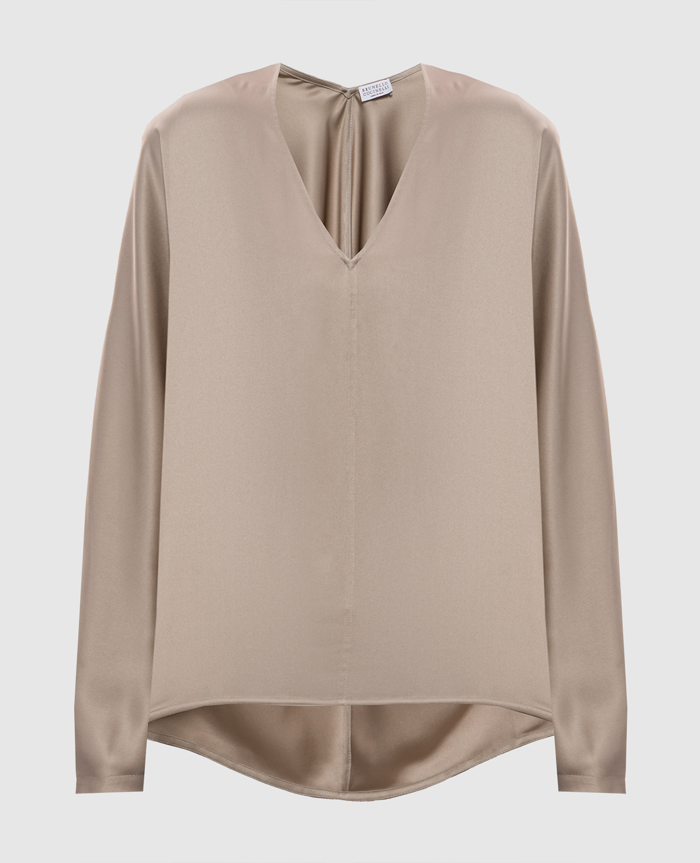 

Блуза MB179DI702 Brunello Cucinelli, Beige