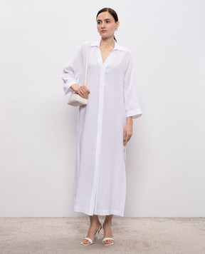 Peserico White linen shirt dress S0243102647