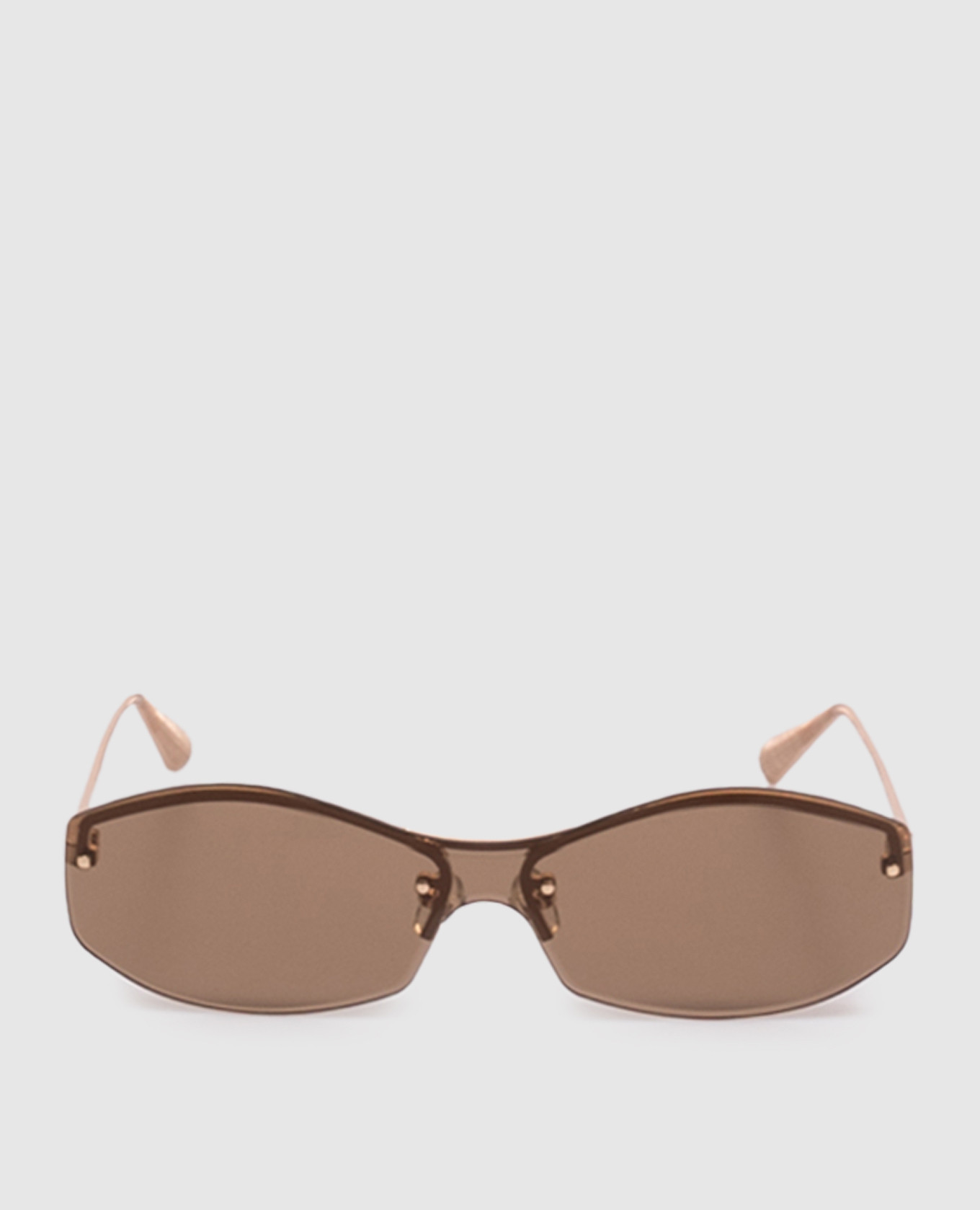 Gold sunglasses Jacquemus