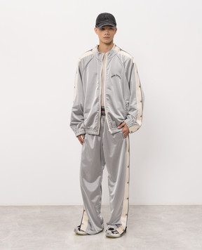 Palm Angels Grey Boxer Sweatpants PMCJ04IS26FAB002