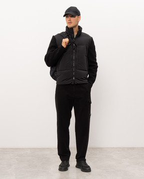 C.P. Company Black wool blend jacket MKN051A006390M