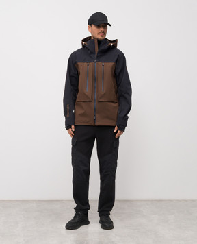 Moncler Grenoble Brown Gunung ski jacket K20971A00005M7200