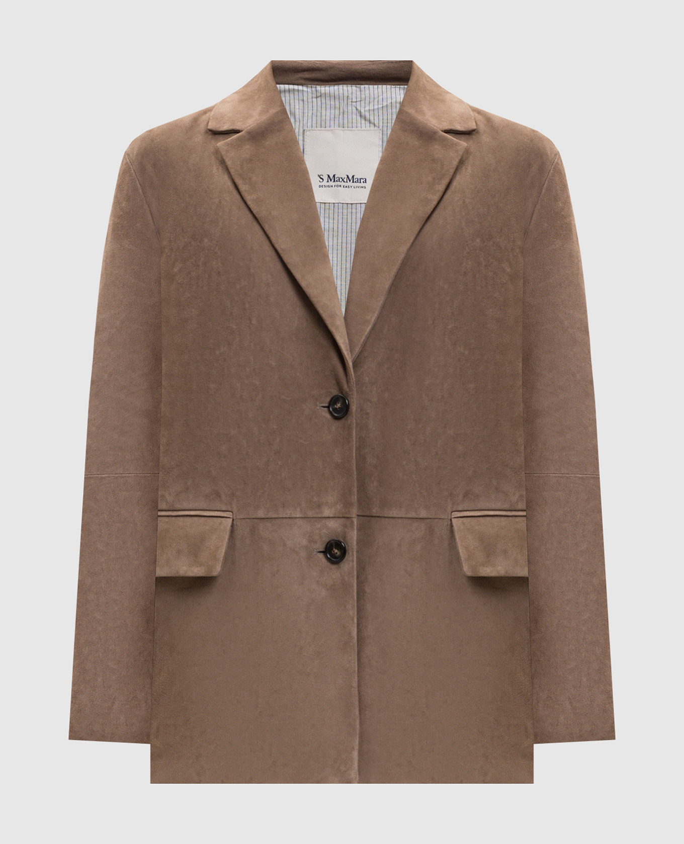 

Brown suede jacket Max Mara