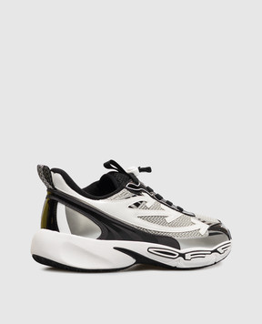 Off-White Be Right Back children's gray sneakers OF06029001