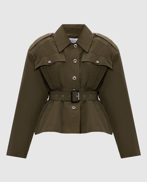 Alexander McQueen Khaki jacket 875815QEAHY