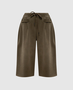 R13 Khaki Bermuda shorts R13WK398001AN