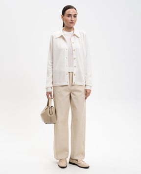 Toteme White wool and silk jumper 252WRT0469YA0190