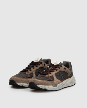 Premiata Brown combination sneakers Mase MASE25