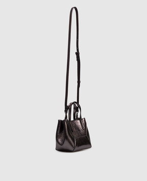 Brunello Cucinelli BC Duo grey leather bag MBDED2675