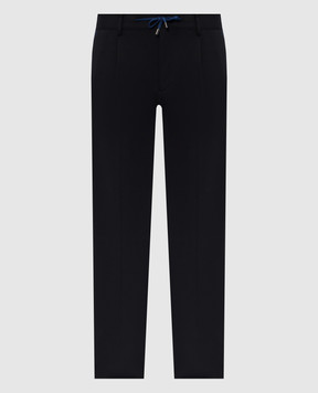 Stefano Ricci Navy blue wool pants M1T6100130MA0033