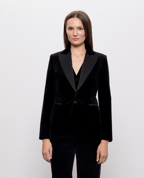 Max Mara Black velvet jacket EFILANTE MSEFILANTE