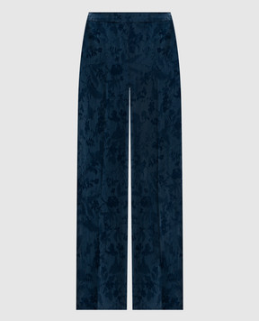 Momoni Marajo blue patterned pants MOPA021MO13